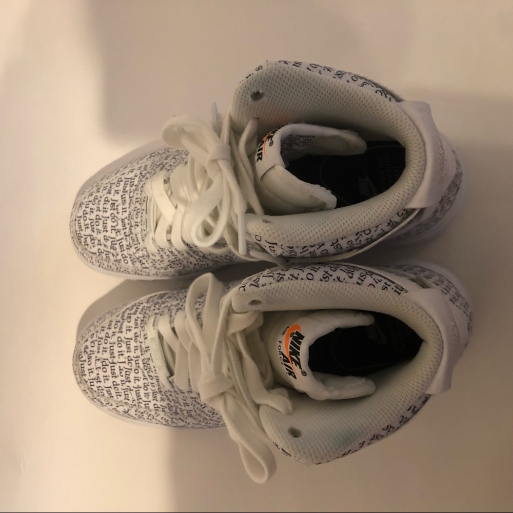 Just do it nike Air Force ones - Picture 7 of 8